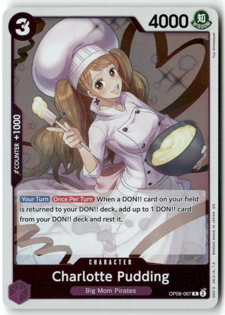 Charlotte Pudding (067) R Two Legends OP08-067 NM