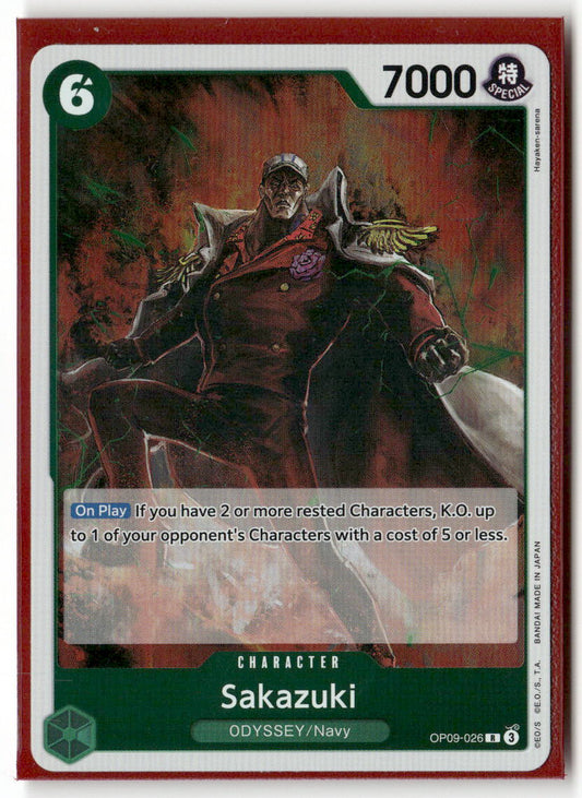 Sakazuki R Emperors in the New World OP09-026 NM