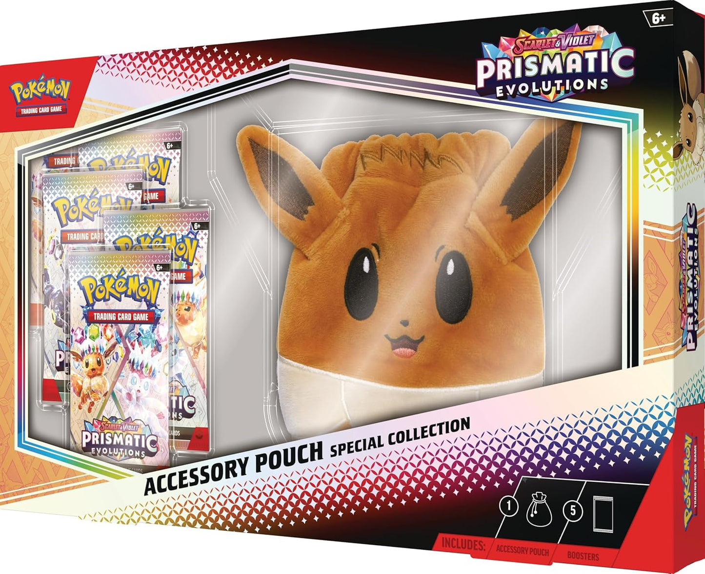Pokémon TCG: Scarlet & Violet —Prismatic Evolutions Accessory Pouch Collection