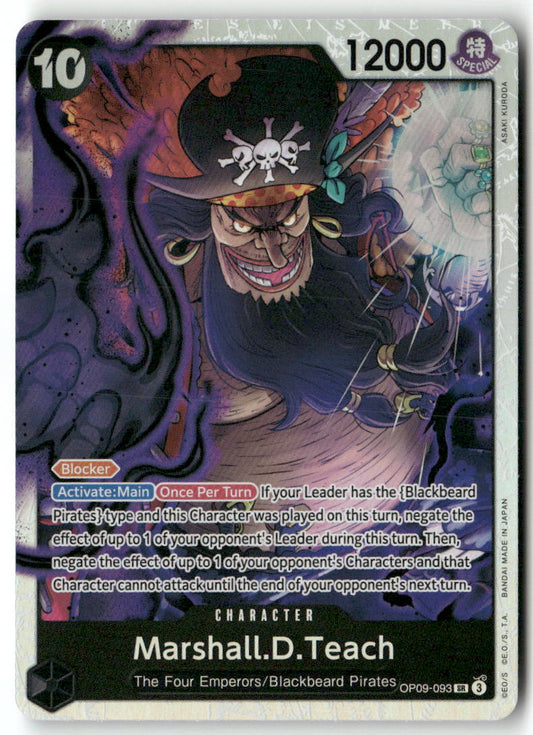 Marshall.D.Teach - (Reprint) SR Premium Booster -The Best- Vol. 2 OP09-093 NM