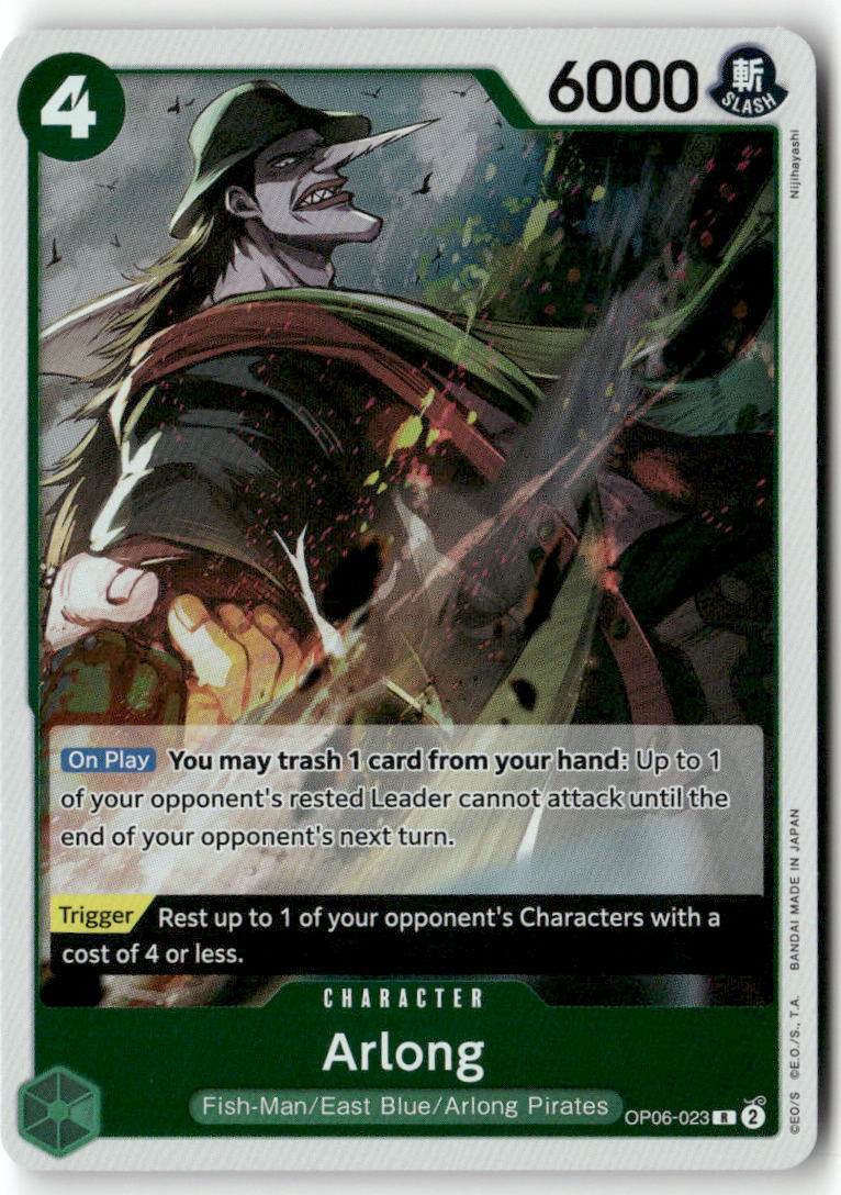 Arlong R Learn Together Deck Set OP06-023 NM
