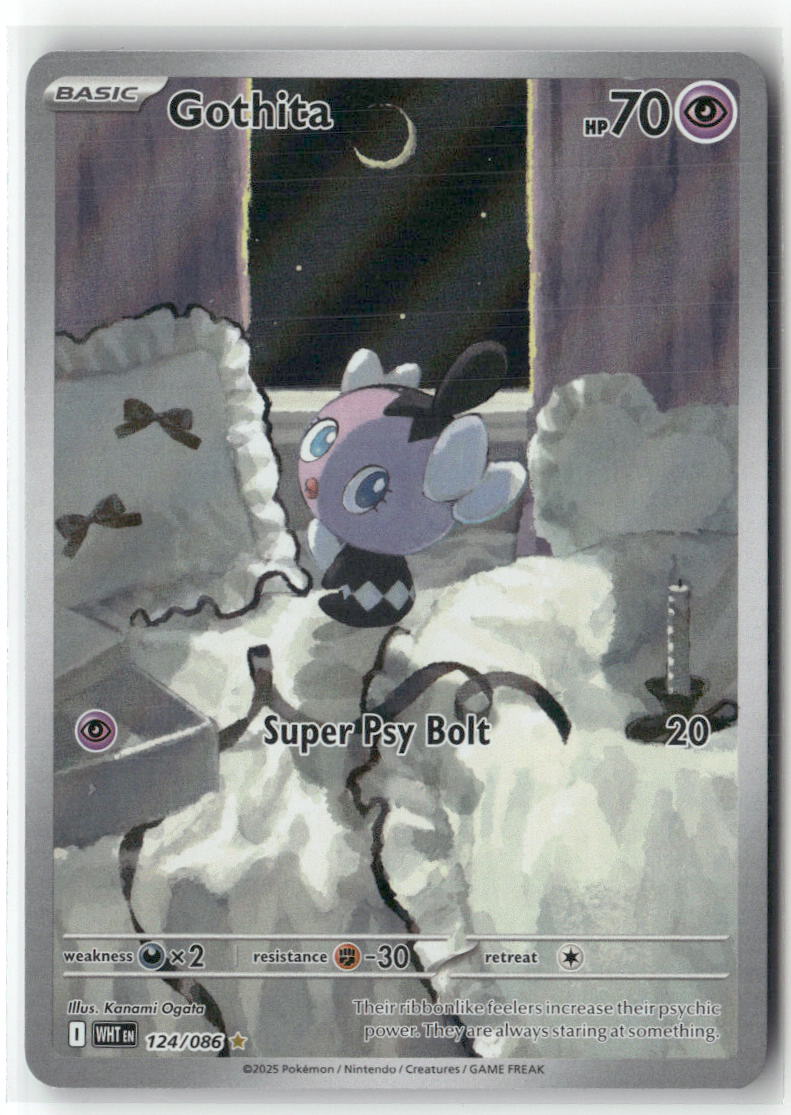 Gothita Illustration Rare SV: White Flare 124/086 NM
