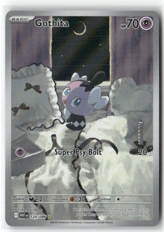Gothita Illustration Rare SV: White Flare 124/086 NM