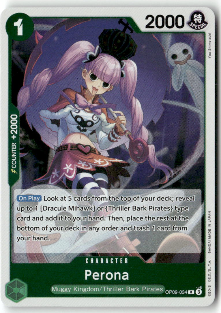 Perona R Emperors in the New World OP09-034 NM