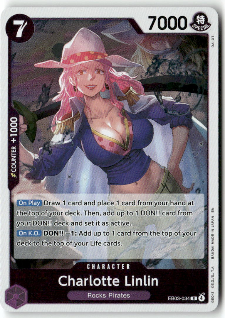 Charlotte Linlin R Extra Booster: One Piece Heroines Edition EB03-034 NM