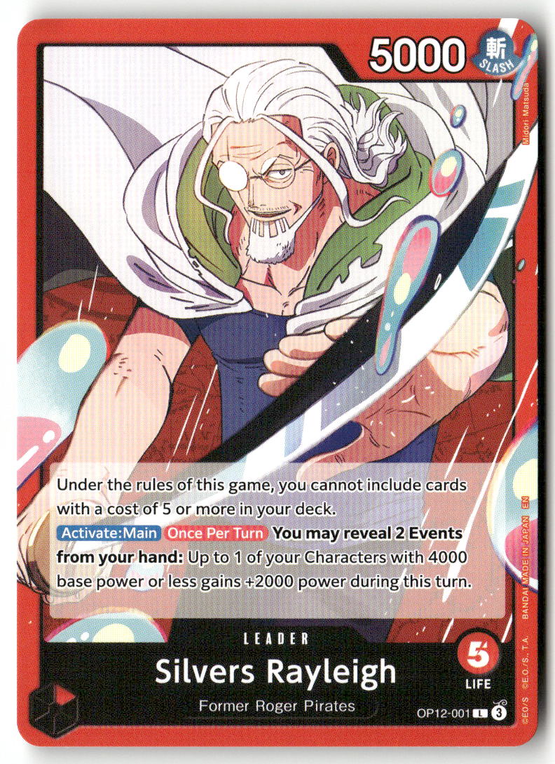Silvers Rayleigh L Legacy of the Master OP12-001 NM