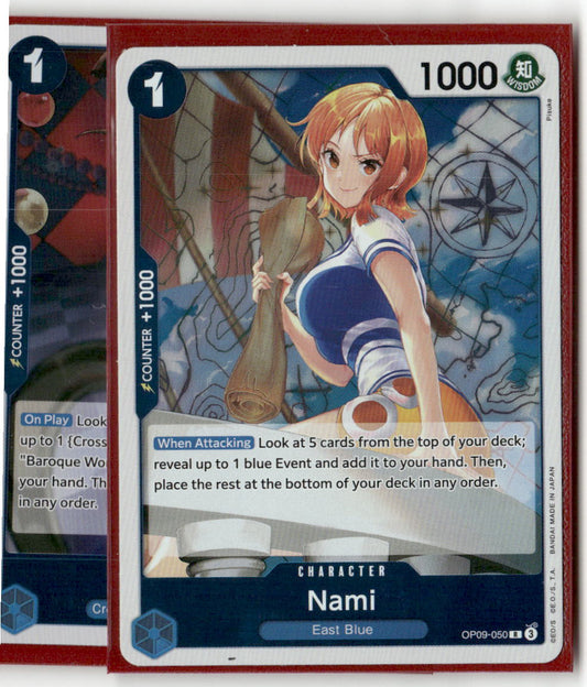 Nami (050) R Emperors in the New World OP09-050 NM