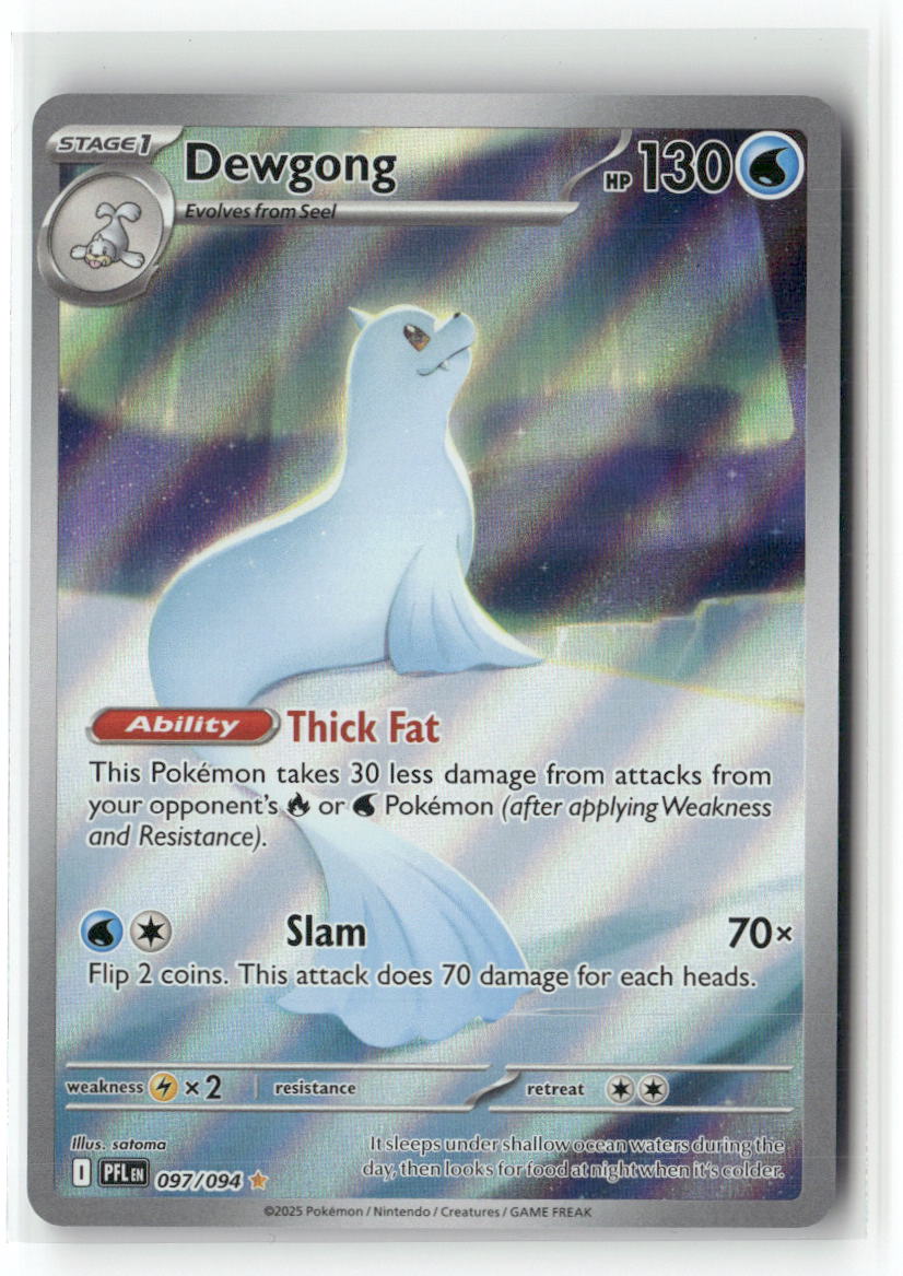 Dewgong - Illustration Rare ME02: Phantasmal Flames 097/094 NM