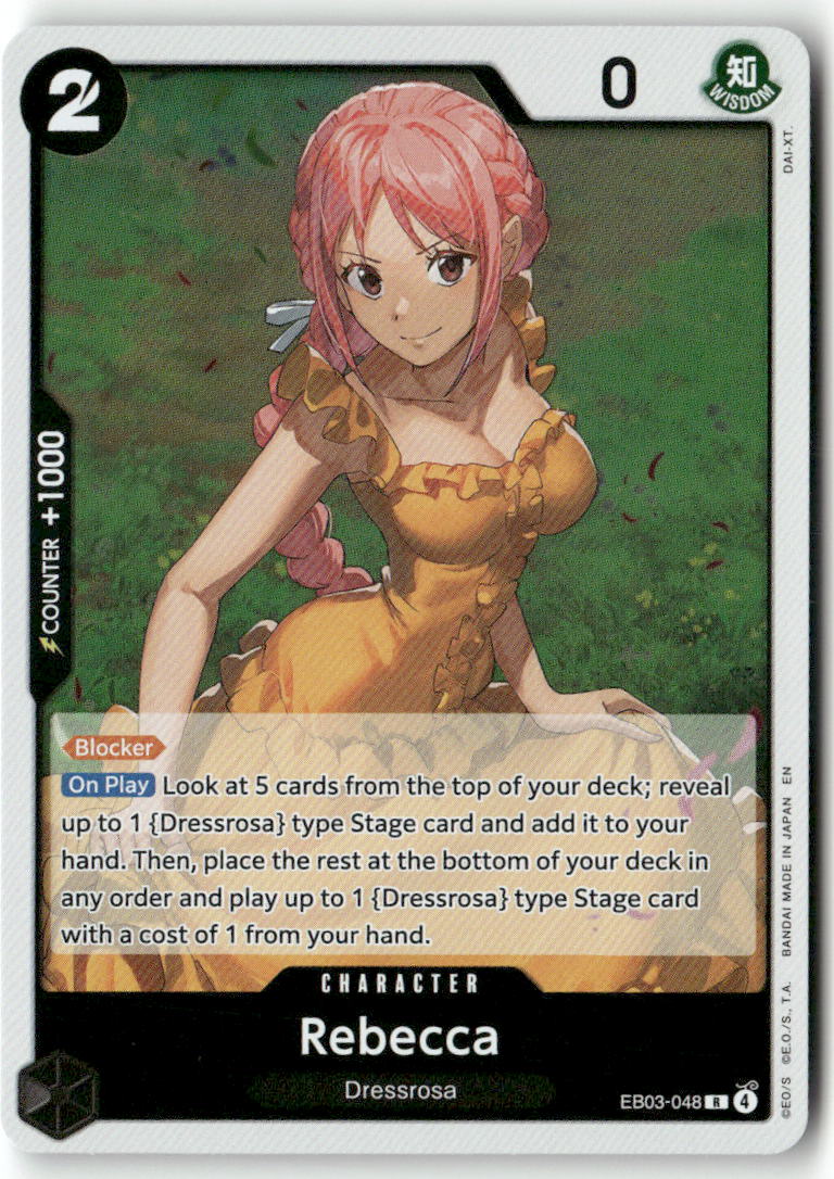 Rebecca R Extra Booster: One Piece Heroines Edition EB03-048 NM