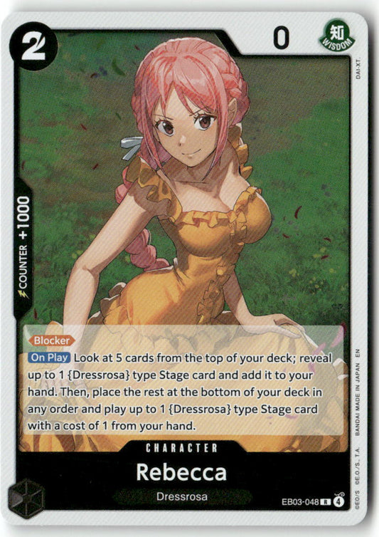 Rebecca R Extra Booster: One Piece Heroines Edition EB03-048 NM