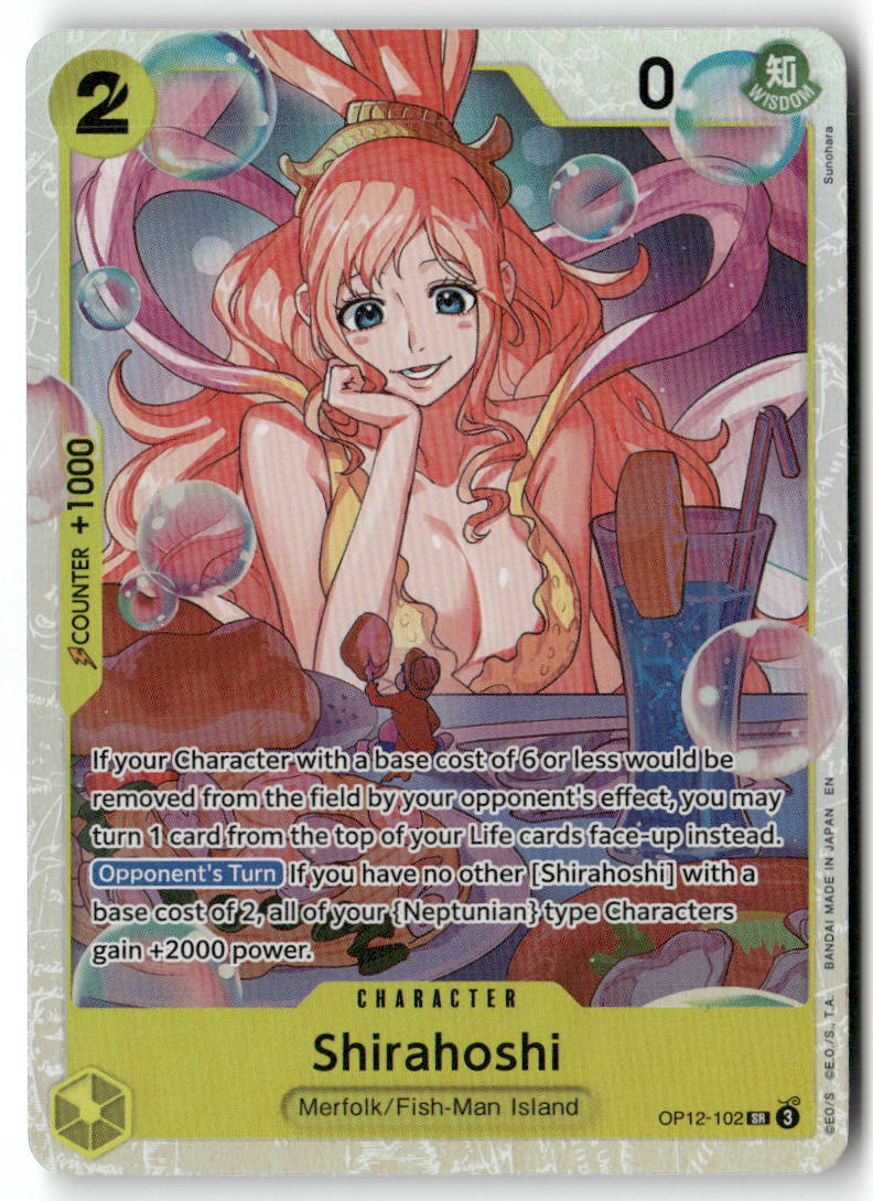 Shirahoshi SR Legacy of the Master OP12-102 NM