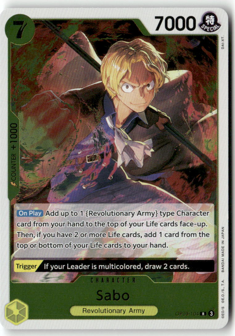 Sabo (104) R Emperors in the New World OP09-104 NM