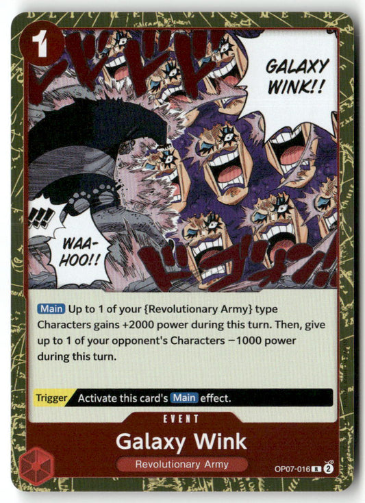 Galaxy Wink R 500 Years in the Future OP07-016 NM