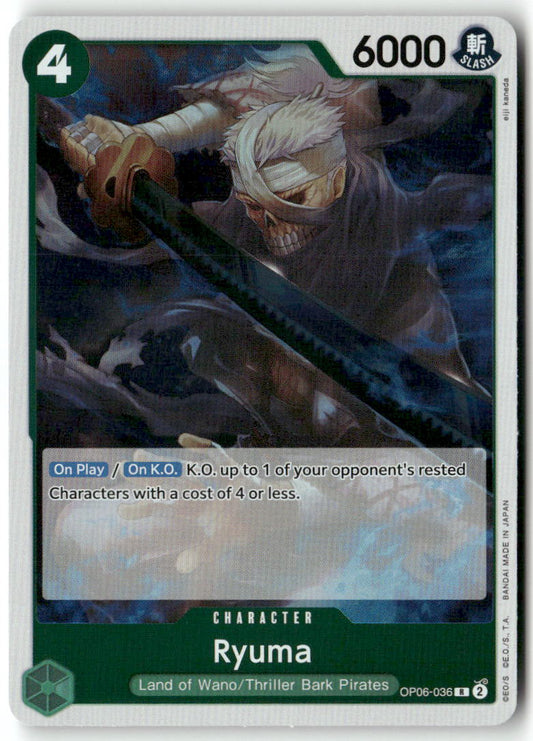 Ryuma (Judge Pack Vol. 4) R One Piece Promotion Cards OP06-036 NM