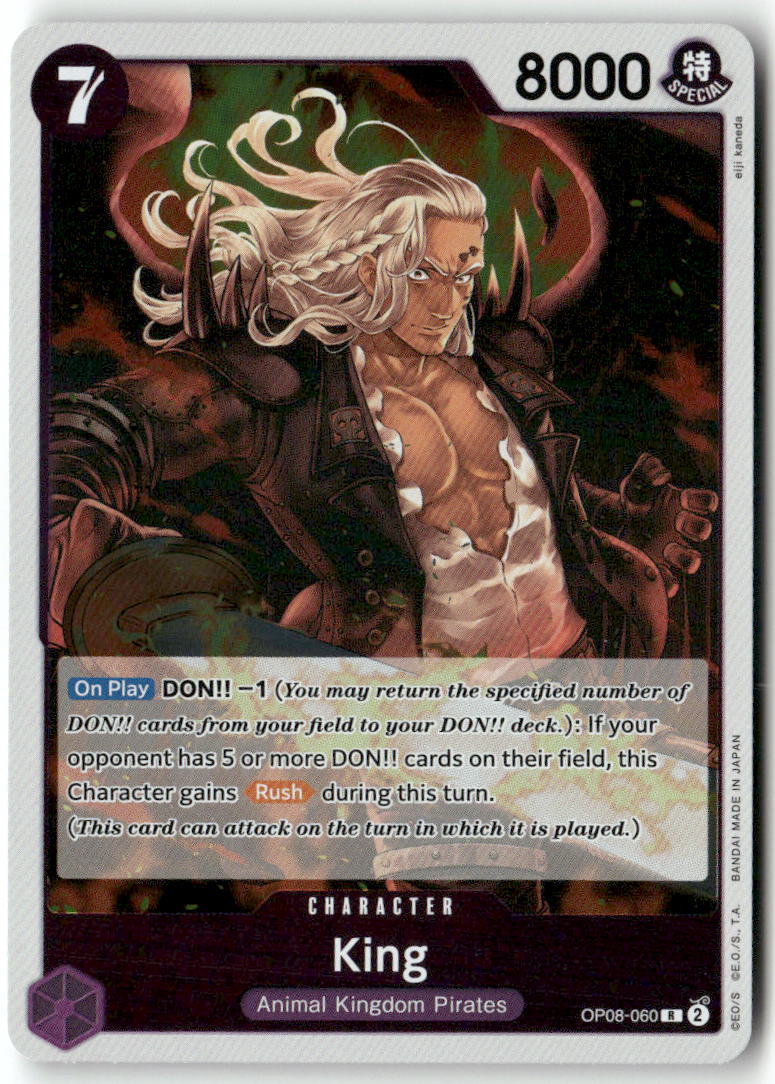 King (060) R Two Legends OP08-060 NM
