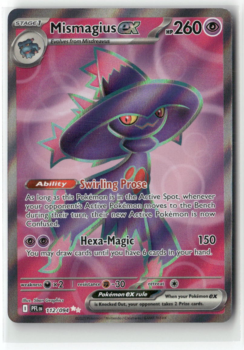 Mismagius ex Ultra Rare ME02: Phantasmal Flames 112/094 NM