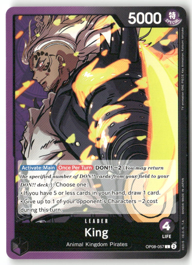 King (057) L Two Legends OP08-057 NM