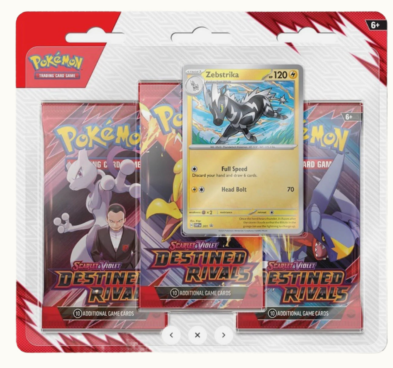 Pokemon TCG - Scarlet & Violet: Destined Rivals 3-Pack - PROMO