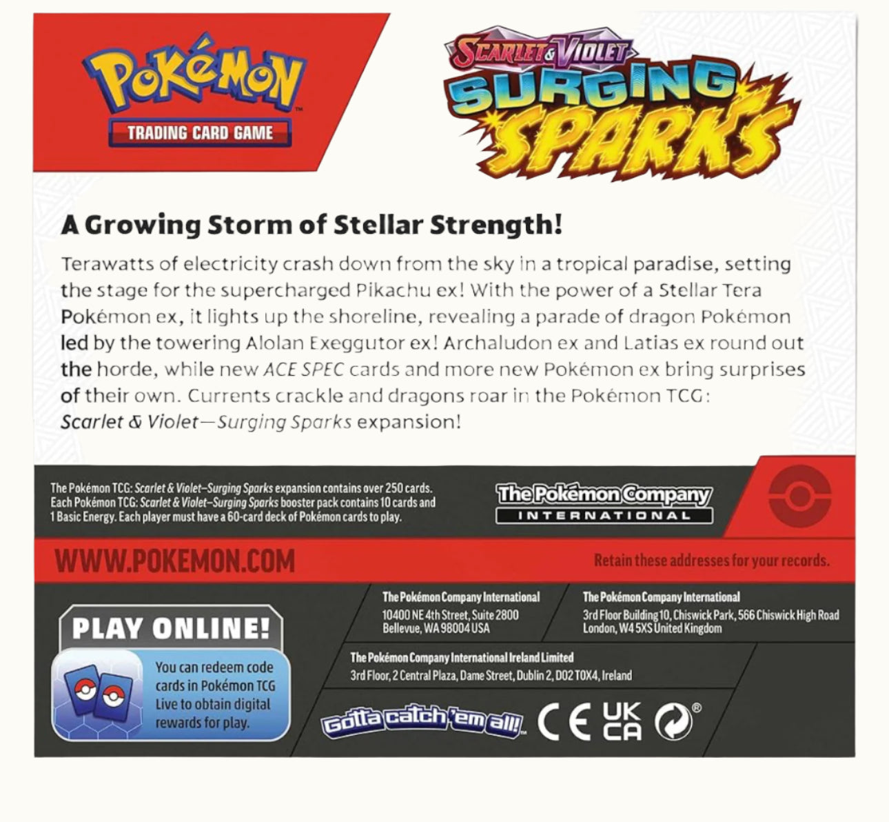 Pokemon TCG: Scarlet & Violet - Surging Sparks Booster Display Box