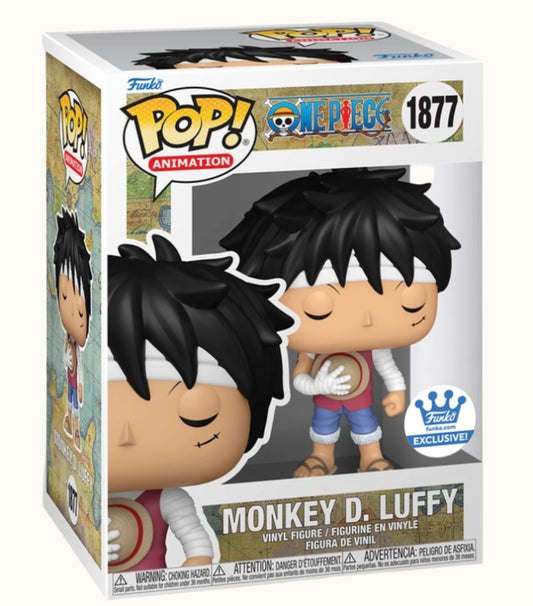 EXCLUSIVE: POP! MONKEY D. LUFFY (MARINEFORD MEMORIAL) WITH POP! PROTECTOR