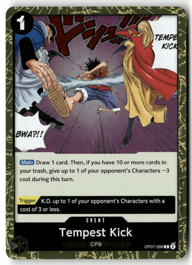 Tempest Kick R 500 Years in the Future OP07-096 NM