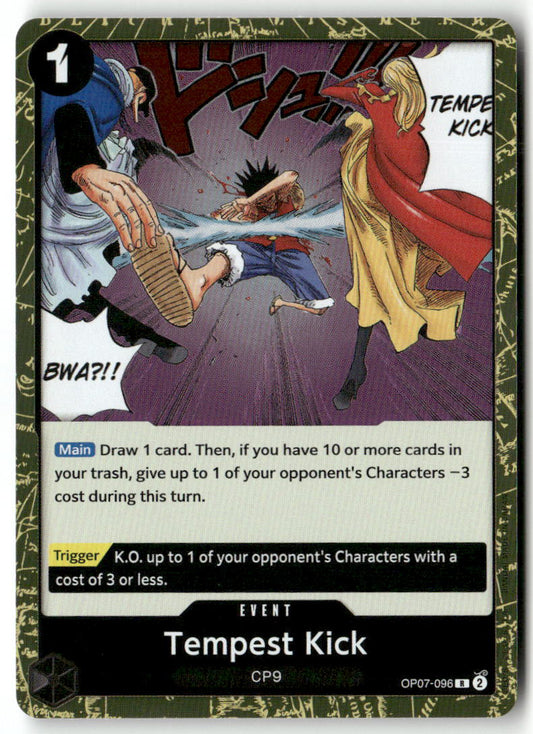 Tempest Kick R 500 Years in the Future OP07-096 NM