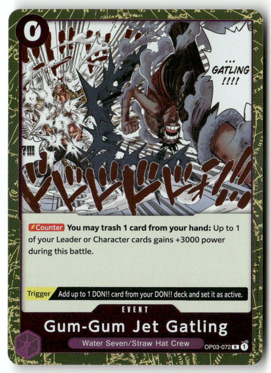 Gum-Gum Jet Gatling (Reprint) R Premium Booster -The Best- Vol. 2 OP03-072 NM