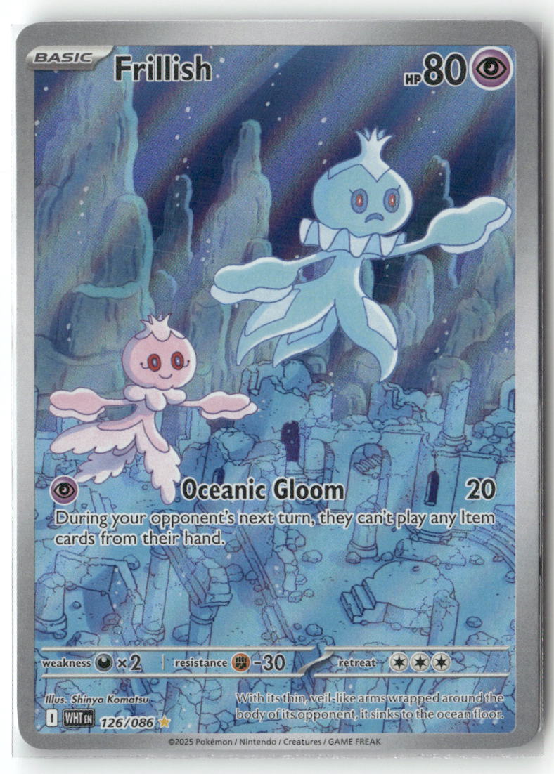 Frillish Illustration Rare SV: White Flare 126/086 NM