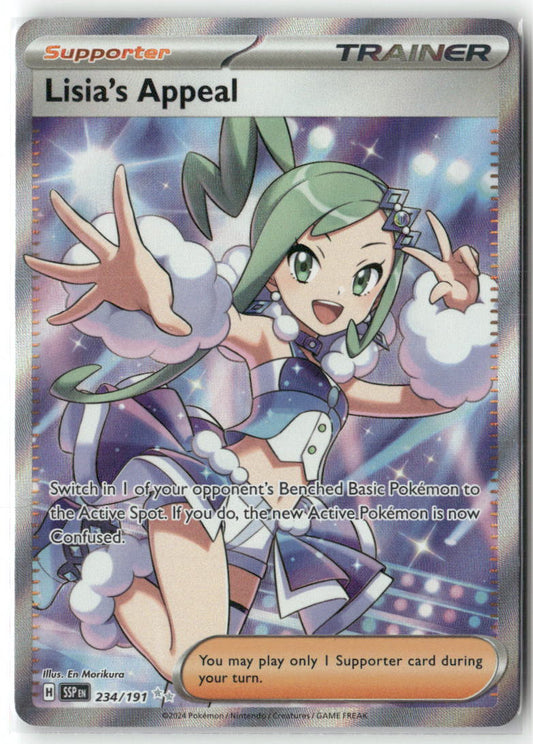 Lisia's Appeal Ultra Rare SV08: Surging Sparks 234/191 NM