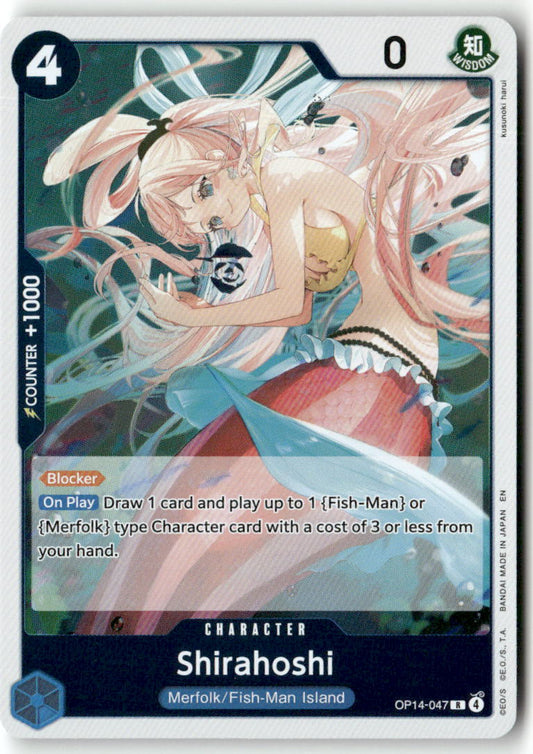 Shirahoshi R The Azure Sea's Seven OP14-047 NM