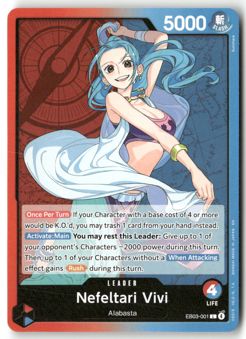 Nefeltari Vivi (001) L Extra Booster: One Piece Heroines Edition EB03-001 NM