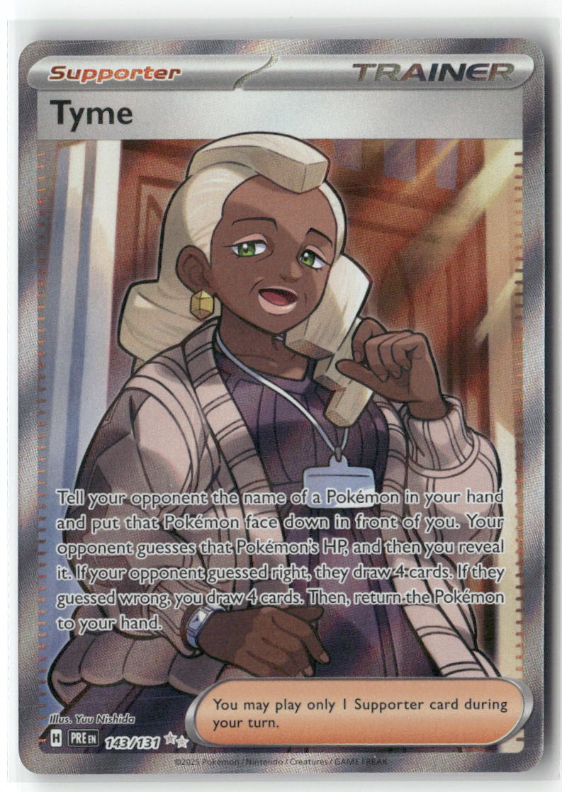 Tyme Ultra Rare SV: Prismatic Evolutions 143/131 NM