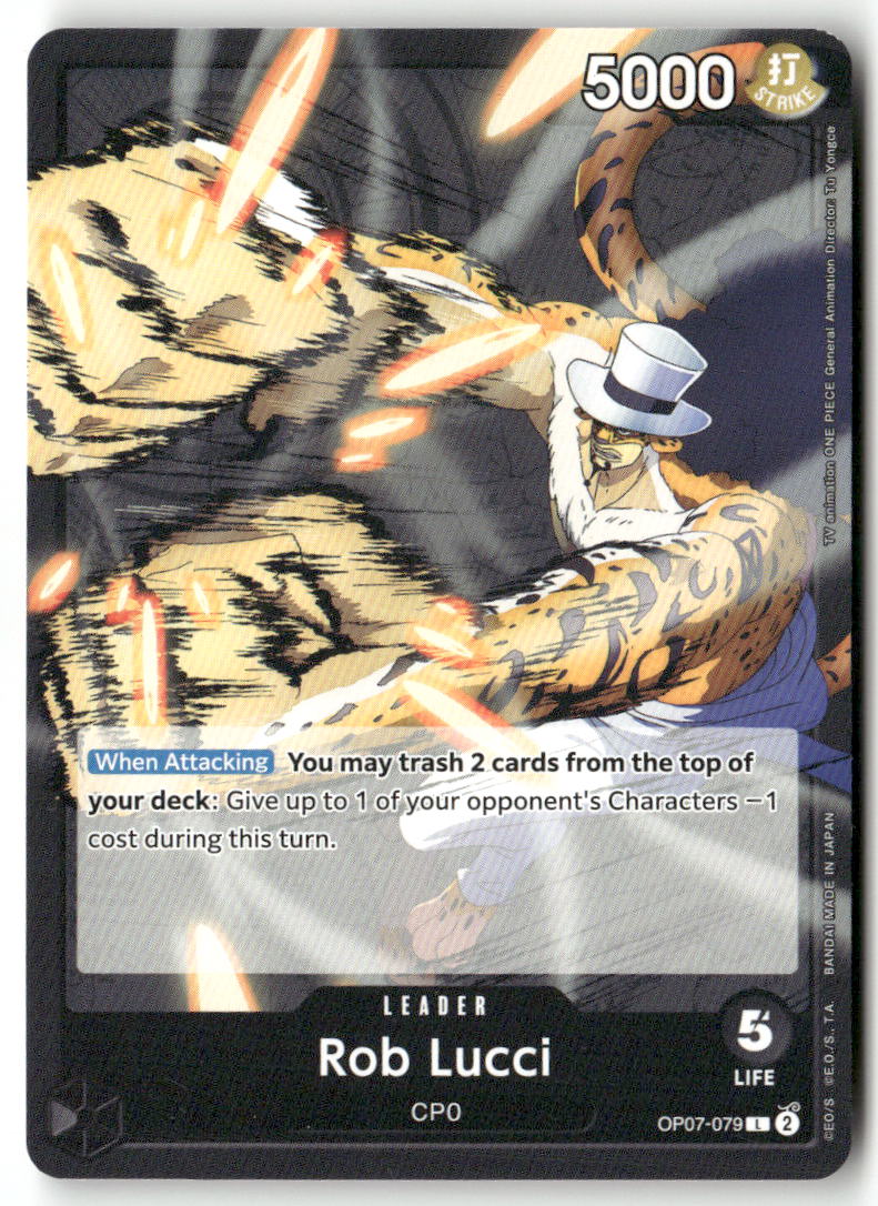 Rob Lucci (079) L 500 Years in the Future OP07-079 NM