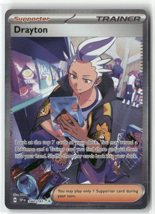 Drayton Special Illustration Rare SV08: Surging Sparks 244/191 NM