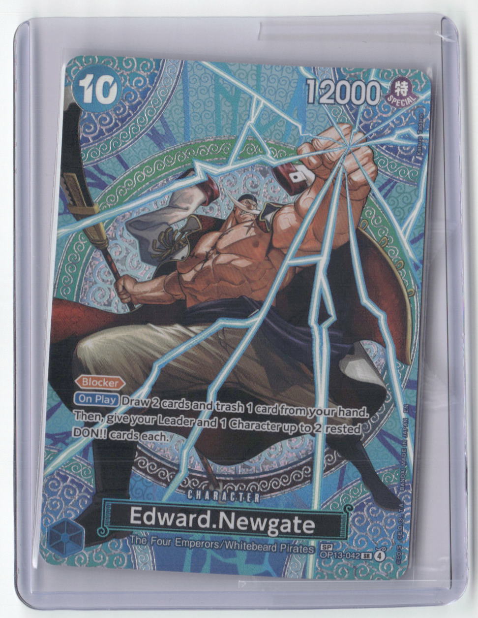 Edward.Newgate (SP) SR Adventure on Kami's Island OP13-042 NM
