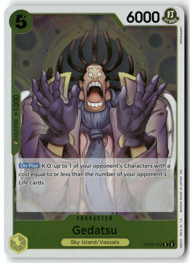 Gedatsu (Reprint) R Premium Booster -The Best- Vol. 2 OP05-102 NM