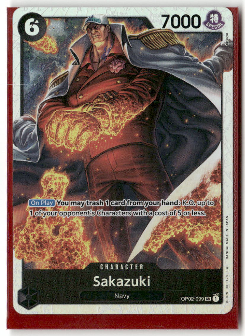 Sakazuki (Reprint) SR Premium Booster -The Best- OP02-099 NM