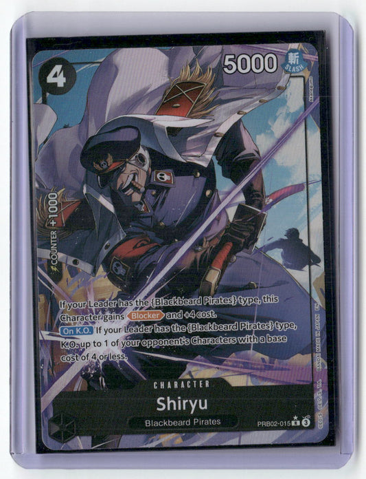 Shiryu (Alternate Art) R Premium Booster -The Best- Vol. 2 PRB02-015 NM