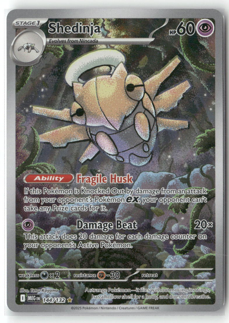 Shedinja Illustration Rare ME01: Mega Evolution 144/132 NM