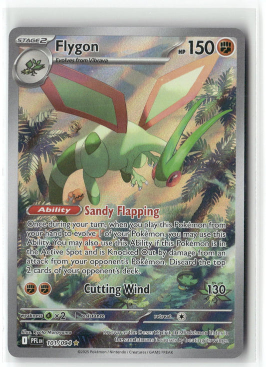 Flygon - Illustration Rare ME02: Phantasmal Flames 101/094 NM