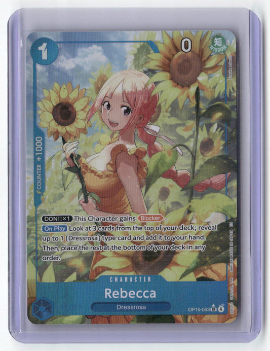Rebecca () (Alternate Art) SR Adventure on Kami's Island OP15-053 NM