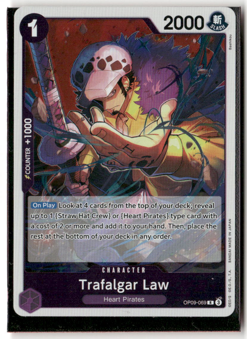 Trafalgar Law (Beginners Deck Party [ST-23] - [ST-28] Participation Pack) R One Piece Promotion Cards OP09-069 NM