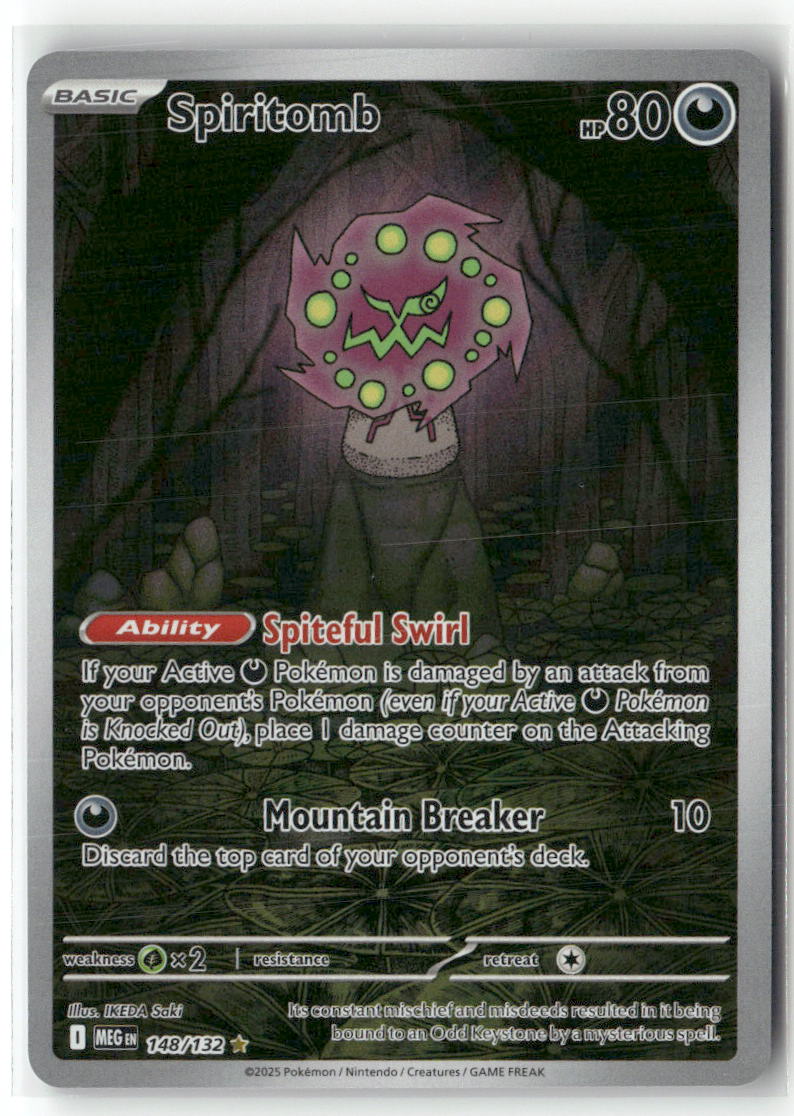 Spiritomb Illustration Rare ME01: Mega Evolution 148/132 NM