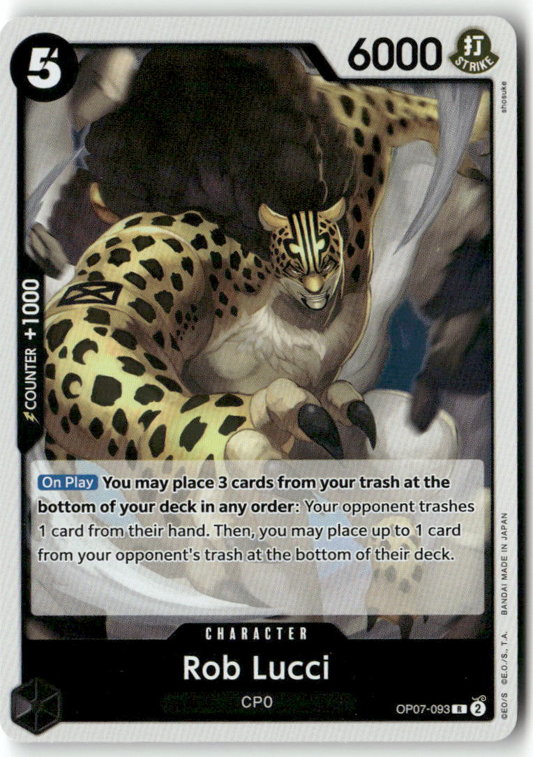 Rob Lucci (093) R 500 Years in the Future OP07-093 NM