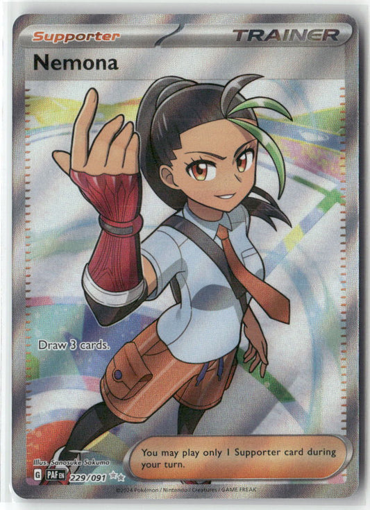 Nemona Ultra Rare SV: Paldean Fates 229/091 NM