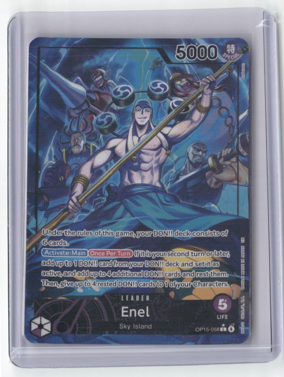 Enel () (Alternate Art) L Adventure on Kami's Island OP15-058 NM
