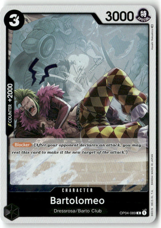 Bartolomeo () (Jolly Roger Foil) R Premium Booster -The Best- OP04-089 NM