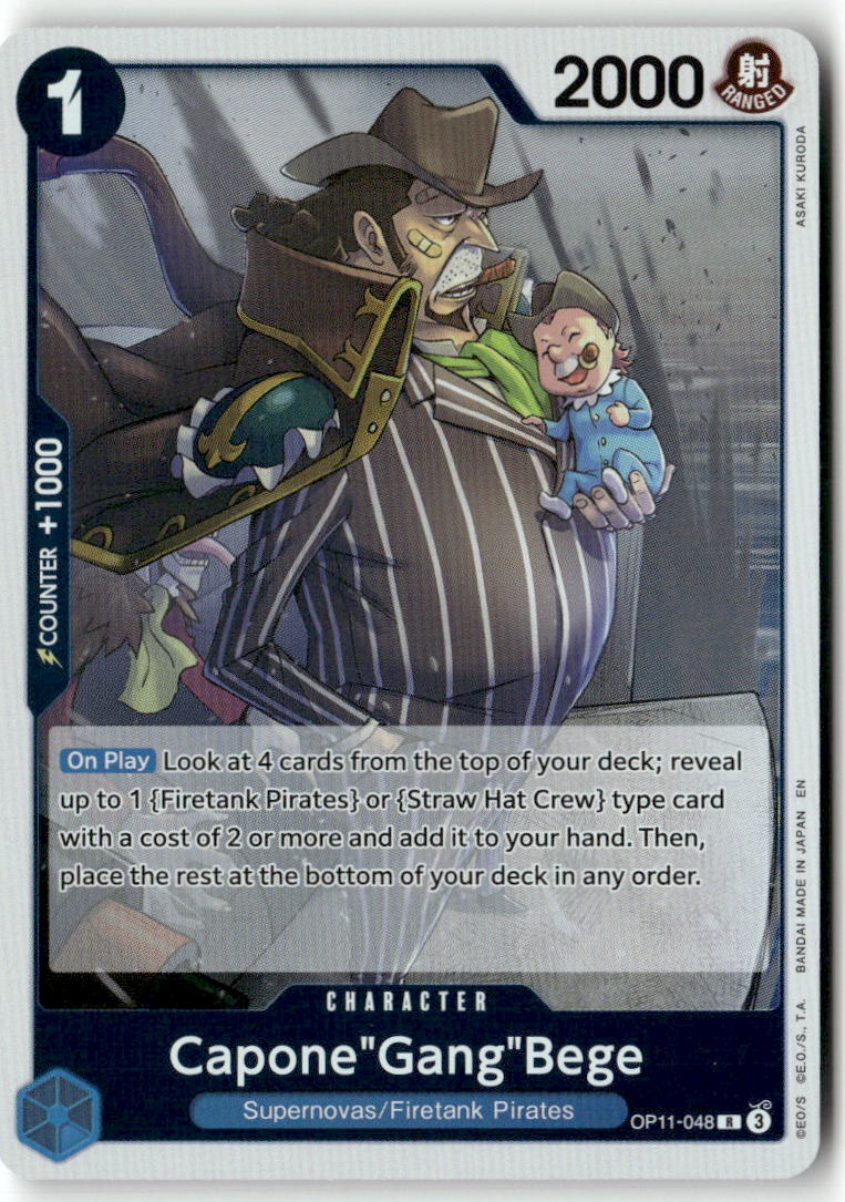Capone"Gang"Bege (048) R A Fist of Divine Speed OP11-048 NM