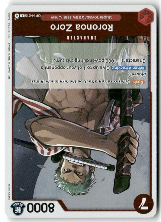 Roronoa Zoro - R The Azure Sea's Seven OP14-015 NM