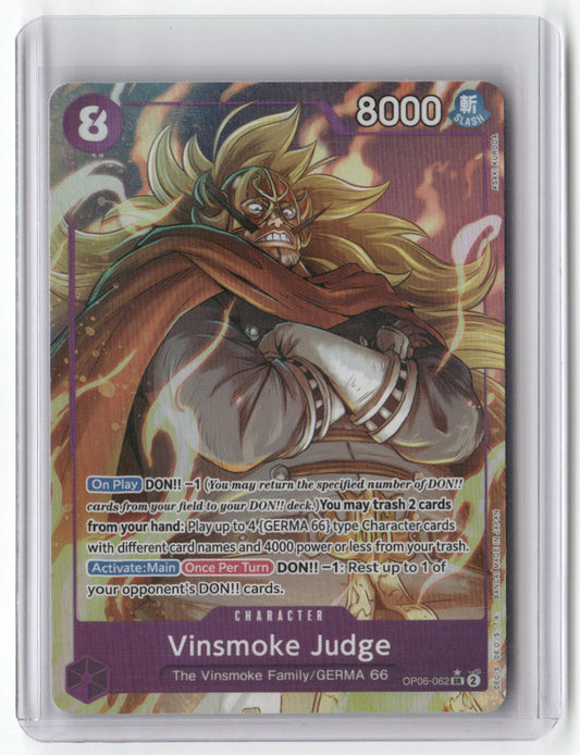Vinsmoke Judge (Alternate Art) SR Wings of the Captain OP06-062 NM
